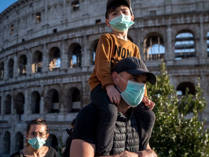 вернуться в италию во время ковид